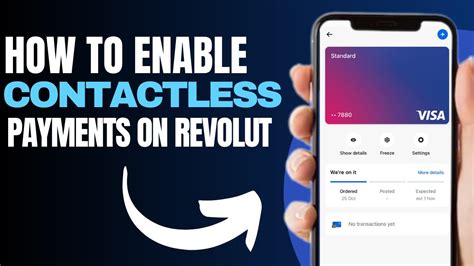 how to enable contactless Revolut